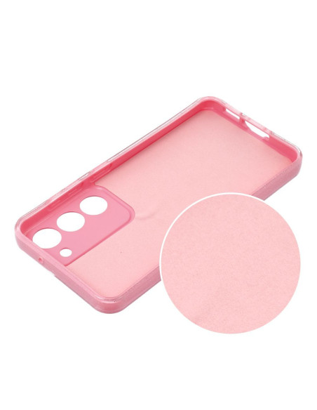Coque CLEAR CASE 2mm BLINK pour SAMSUNG A34 5G rose
