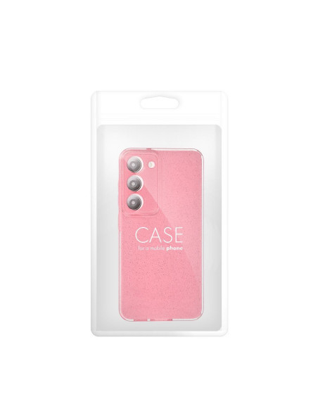 Coque CLEAR CASE 2mm BLINK pour SAMSUNG A34 5G rose