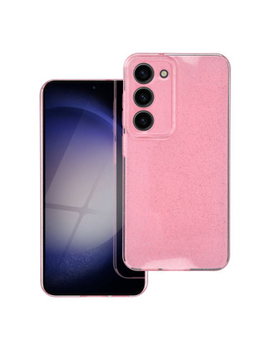 Coque transparente 2mm BLINK pour SAMSUNG S23 rose