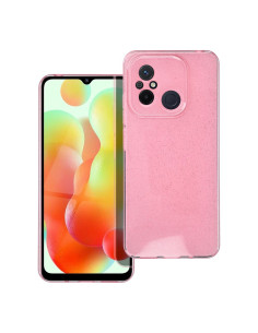 Coque transparente 2mm BLINK pour XIAOMI Redmi 12C rose
