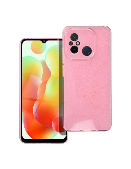 Coque transparente 2mm BLINK pour XIAOMI Redmi 12C rose