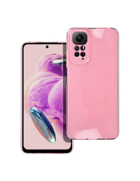 Coque CLEAR CASE 2mm BLINK pour XIAOMI Redmi NOTE 12S rose