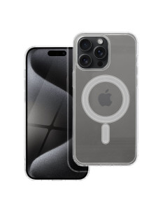 COUVERTURE MAG CLEAR compatible avec MagSafe pour IPHONE 15 Pro Max transparent