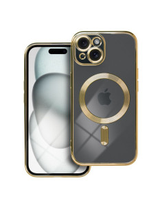ELECTRO MAG COVER Coque compatible avec MagSafe pour IPHONE 15 or