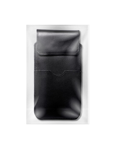 Patins universels en cuir avec rabat - ROYAL / noir - Taille XL - IPHONE 11 / 12 / 13 / SAMSUNG S7 EDGE