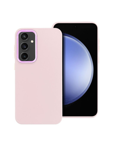 Coque FRAME pour SAMSUNG S23 FE rose poudré