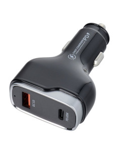 Chargeur de voiture USB QC 3.0 18W + Type C PD 65W CC53-1A1C (Total 83W)
