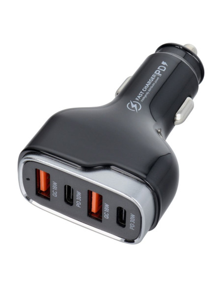 Chargeur de voiture 2x USB QC 3.0 + 2x Type C PD CC53-2A2C (Total 66W)