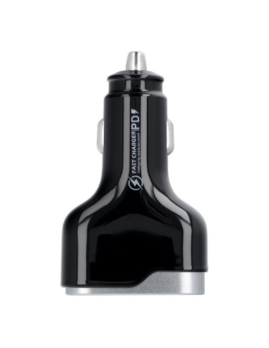 Chargeur de voiture 2x USB QC 3.0 + 2x Type C PD CC53-2A2C (Total 66W)