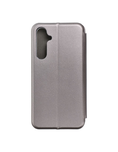 Étui Book Elegance pour SAMSUNG S23 FE acier