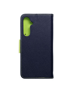 Etui pour SAMSUNG S23 FE bleu marine / vert lime 2
