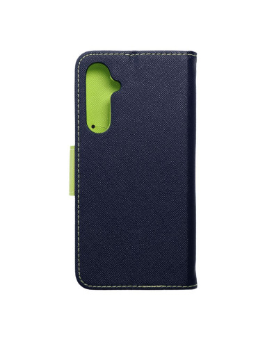 Etui pour SAMSUNG S23 FE bleu marine / vert lime