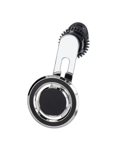 Support voiture magnétique pour grille compatible avec MagSafe F93 argenté
