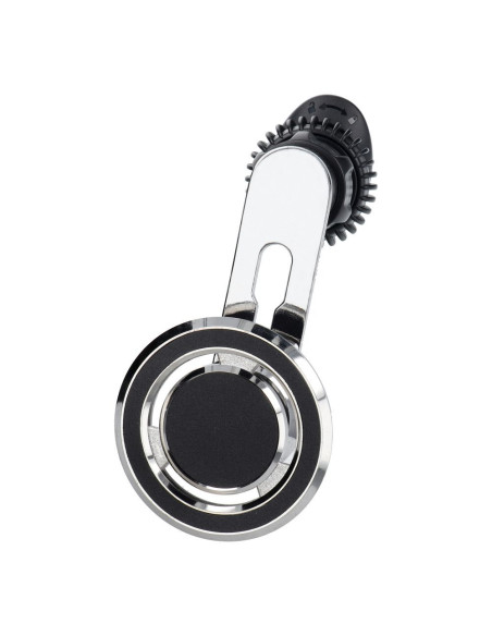 Support voiture magnétique pour grille compatible avec MagSafe F93 argenté