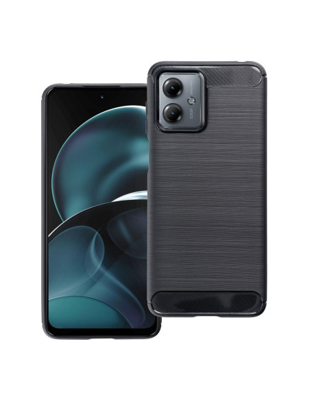COQUE FORCELL - CARBON pour MOTOROLA G14 NOIR