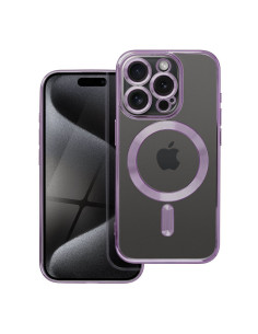 ELECTRO MAG COVER Coque compatible avec MagSafe pour IPHONE 15 Pro violet
