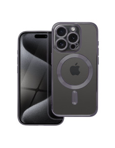 ELECTRO MAG COVER Coque compatible avec MagSafe pour IPHONE 15 Pro noir