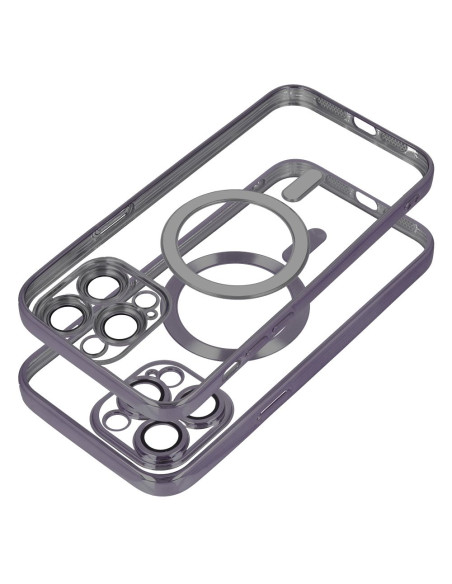 ELECTRO MAG COVER Coque compatible avec MagSafe pour IPHONE 15 Pro noir