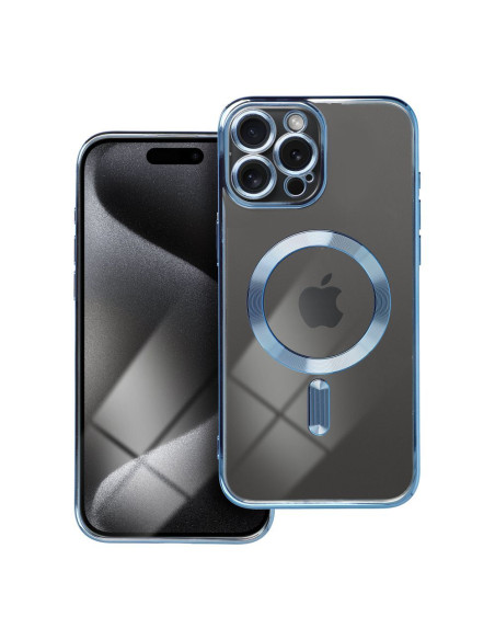 ELECTRO MAG COVER compatible avec MagSafe pour IPHONE 15 Pro Max bleu