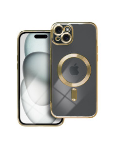 ELECTRO MAG COVER case compatible with MagSafe for IPHONE 15 Plus gold