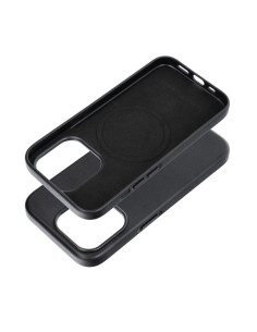LEATHER MAG COVER case for IPHONE 15 Pro black 2