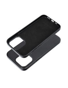 LEATHER MAG COVER case for IPHONE 15 Pro Max black 2