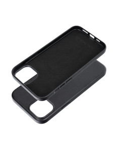 COUVERTURE MAG CUIR compatible avec MagSafe pour IPHONE 15 Plus noir 2