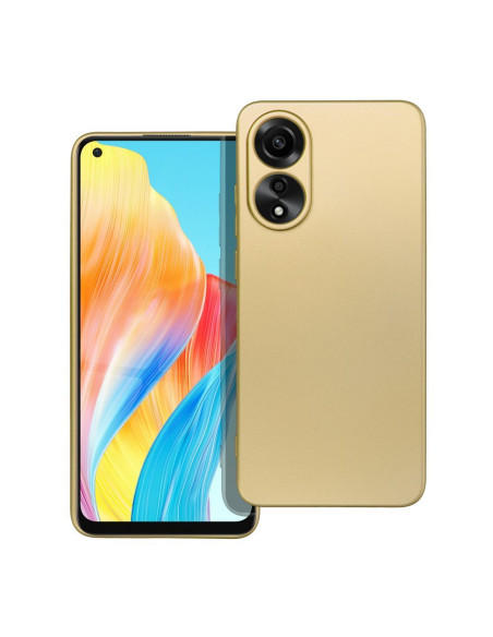 Coque METALLIC pour OPPO A78 4G or