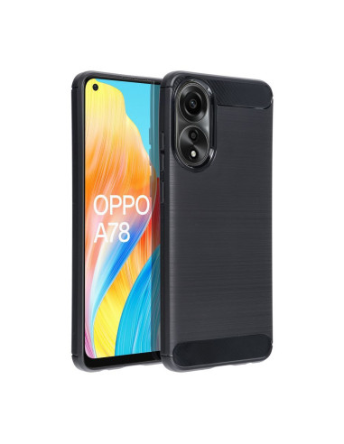 COQUE FORCELL - CARBON pour OPPO A78 5G NOIR