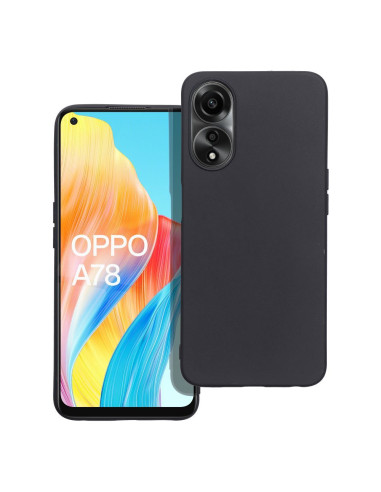 Coque MATT pour OPPO A78 5G noir