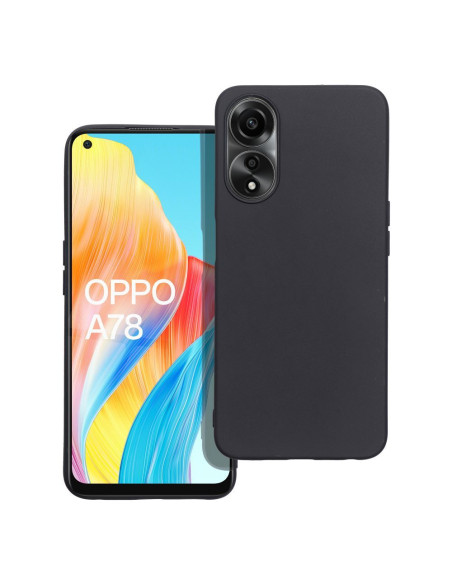 Coque MATT pour OPPO A78 5G noir