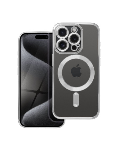 ELECTRO MAG COVER Coque compatible avec MagSafe pour IPHONE 15 Pro titane