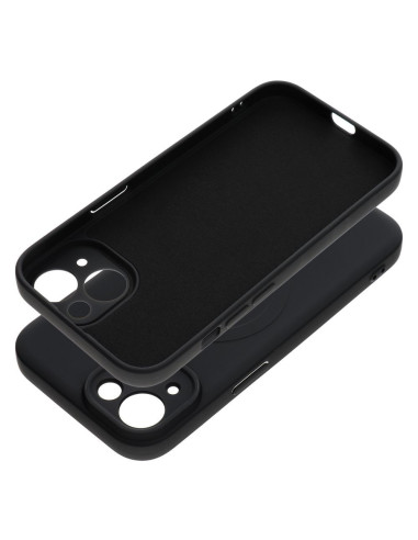 SILICONE MAG COVER compatible avec MagSafe pour IPHONE 15 noir