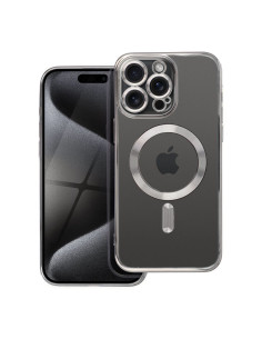 ELECTRO MAG COVER Coque compatible avec MagSafe pour IPHONE 15 Pro Max gris titane