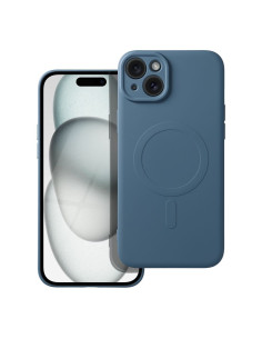 SILICONE MAG COVER compatible avec MagSafe pour IPHONE 15 Plus Coque