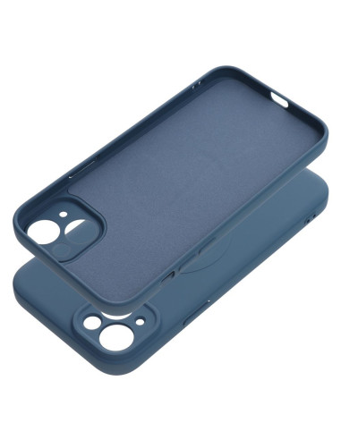 SILICONE MAG COVER compatible avec MagSafe pour IPHONE 15 Plus Coque