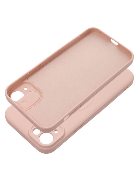 SILICONE MAG COVER compatible avec MagSafe pour IPHONE 15 Plus Coque