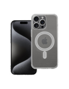CLEAR MAG COVER Coque avec protection de l'appareil photo compatible avec MagSafe pour IPHONE 15 Pro Max transparent