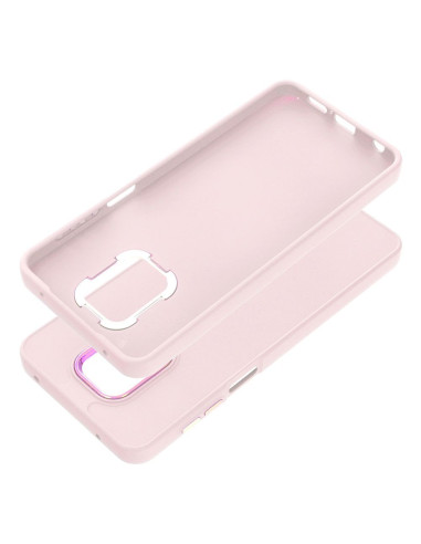 Coque FRAME pour XIAOMI Redmi Note 9S / 9 Pro rose poudré