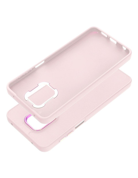 Coque FRAME pour XIAOMI Redmi Note 9S / 9 Pro rose poudré