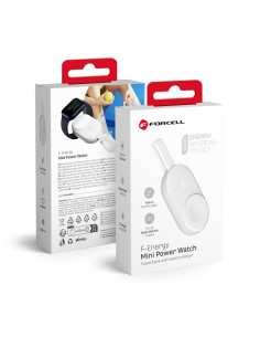 FORCELL F-ENERGY Mini Power Watch powerbank 1A 2.5W 1200 mAh blanc
