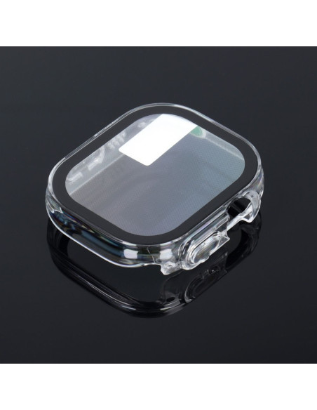 Bestsuit Coque de protection flexible avec trempé pour Apple Watch Ultra/Ultra 2 49mm - transparent.