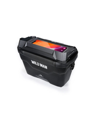 WILDMAN traveling bag for handlebars with zipper XT8 3L black
