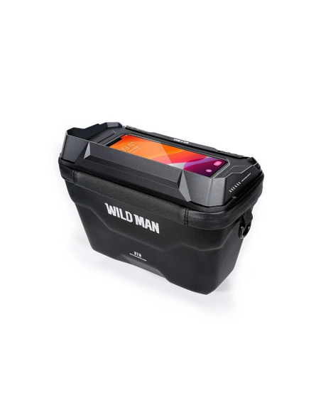 WILDMAN traveling bag for handlebars with zipper XT8 3L black