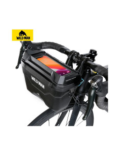 WILDMAN traveling bag for handlebars with zipper XT8 3L black 2