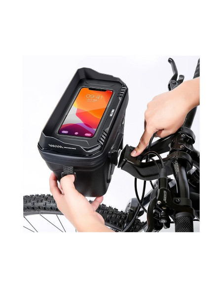 WILDMAN traveling bag for handlebars with zipper XT8 3L black