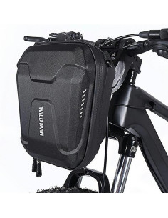 WILDMAN E8 3L zip-up handlebar bike pannier black