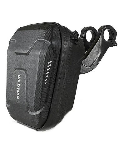 WILDMAN E8 3L zip-up handlebar bike pannier black