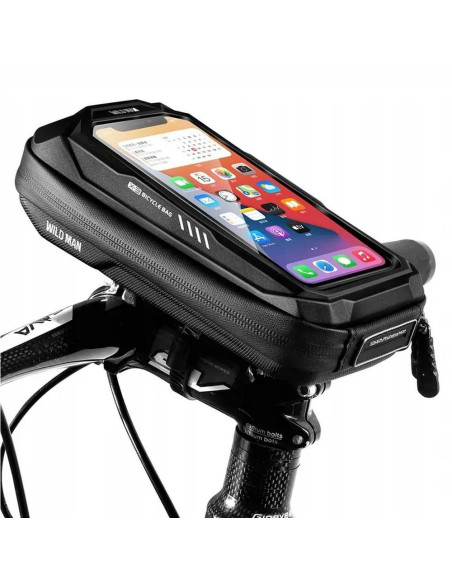 WILDMAN sacoche vélo zip guidon X3 0.5L noir