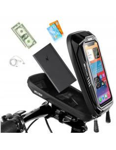 WILDMAN sacoche vélo zip guidon X3 0.5L noir 2
